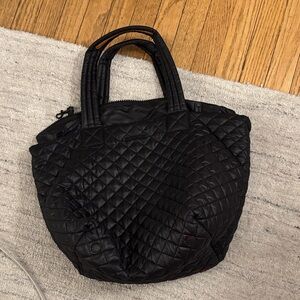 MZ Wallace Black Quilted Tote